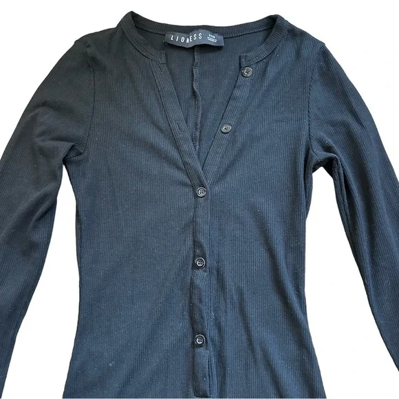 Lioness Angel Romper Long Sleeve in Black XXS - Picture 4 of 8